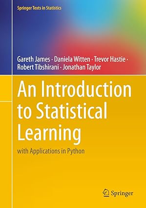 PDF | An Introduction to Statistical Learning - with Applications in ...
