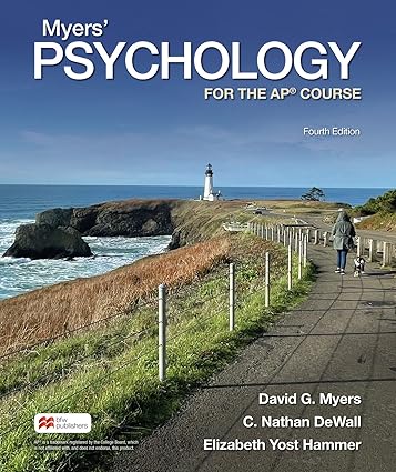 PDF Myers #39 Psychology for the AP® Course (Fourth Edition) TextbookID PDF Myers #39 Psychology for the AP® Course (Fourth Edition) TextbookID