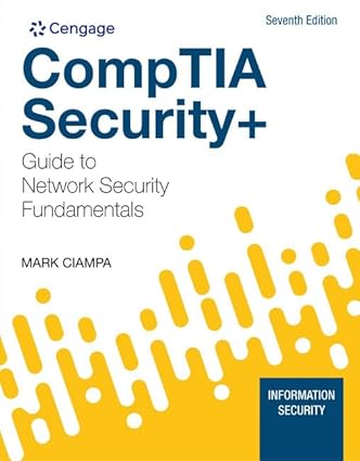 CompTIA Security+ Guide to Network Security Fundamentals (7th Edition ...