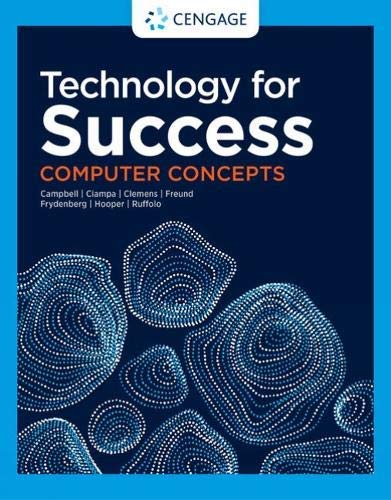 Technology for Success - Computer Concepts (1st Edition) | PDF | TextbookID